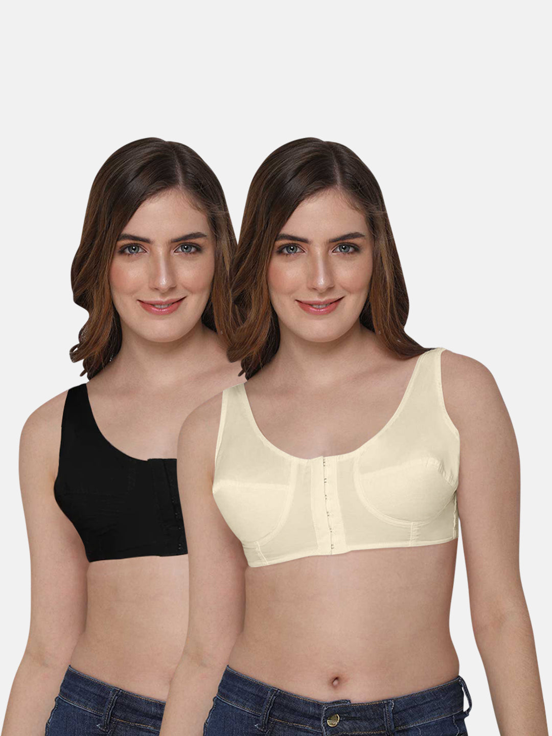 Naidu Hall Front-Open/Heritage-Bra Special Combo Pack - RPB - C01