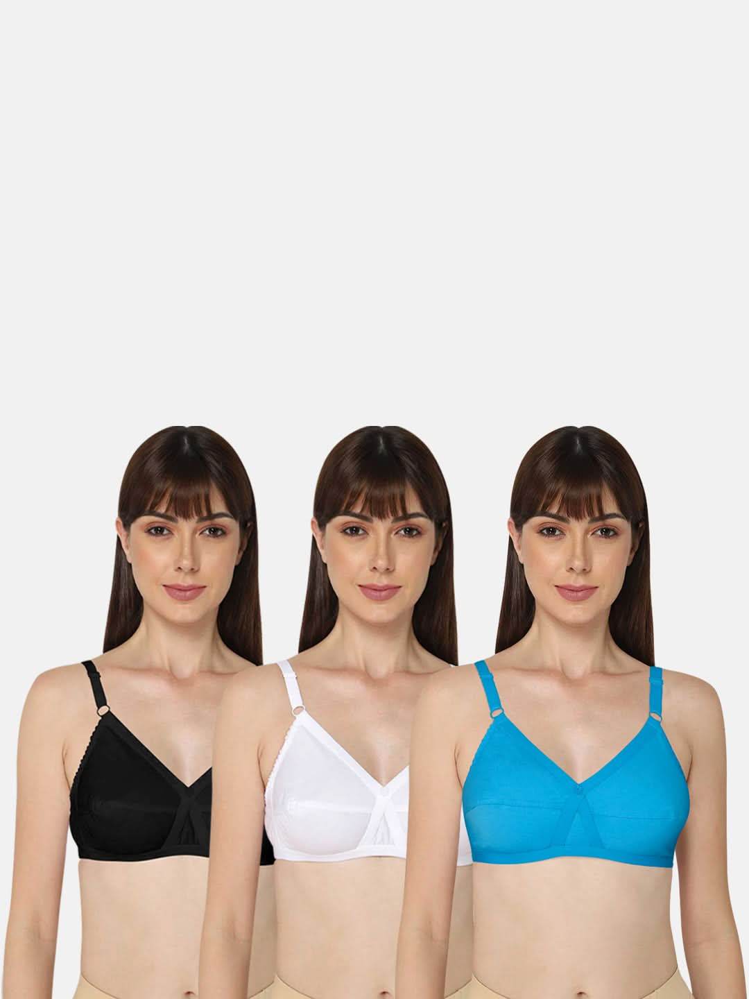 Naidu Hall Heritage Bra Combo Pack – Cross-Back Design for Comfortable Support and Style (C41) - Naidu Hall Family Store