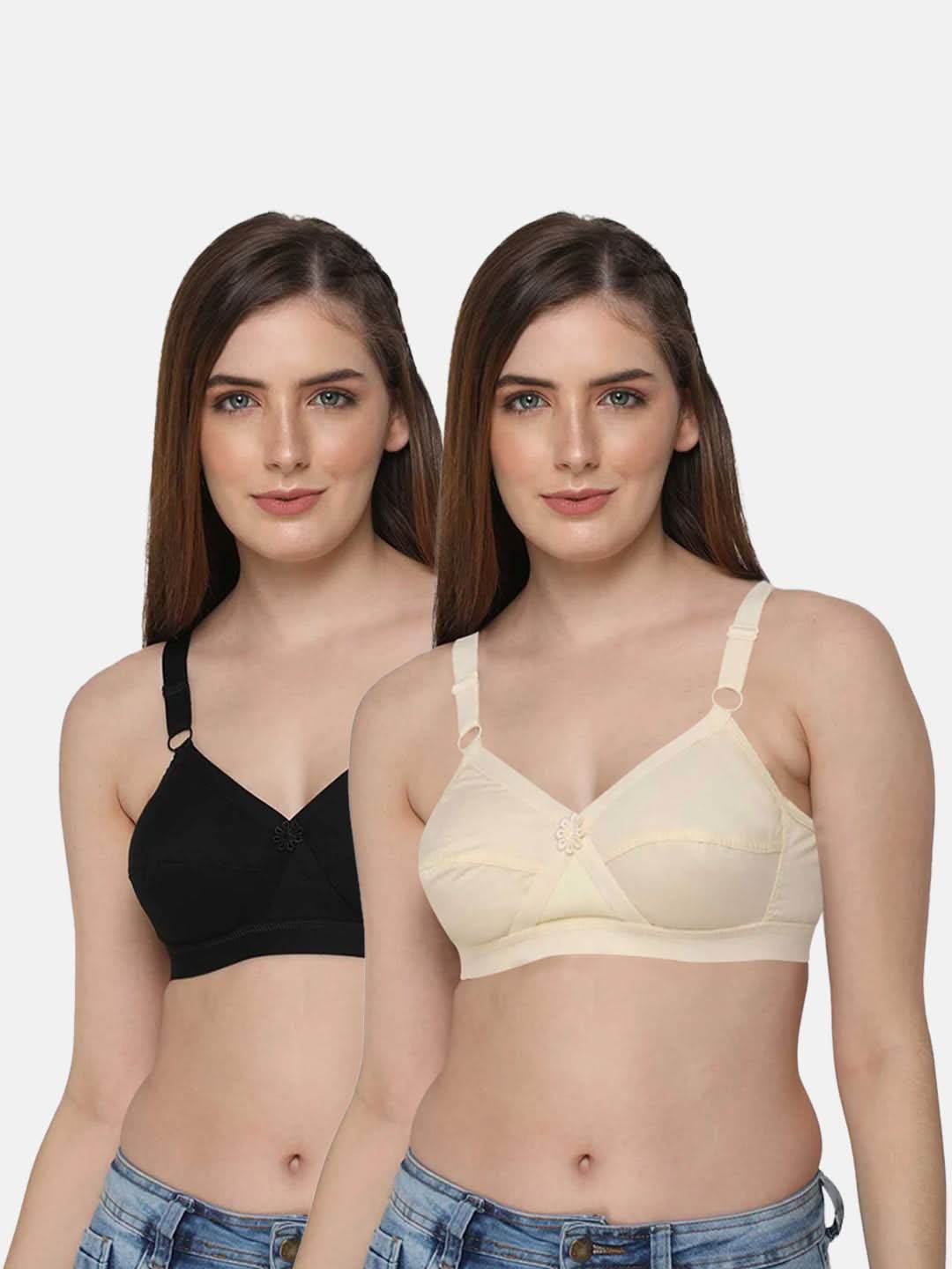Intimacy Def-Bra Special Combo Pack – Supportive and Comfortable Bras for Full-Figure Women (C01) - Naidu Hall Family Store
