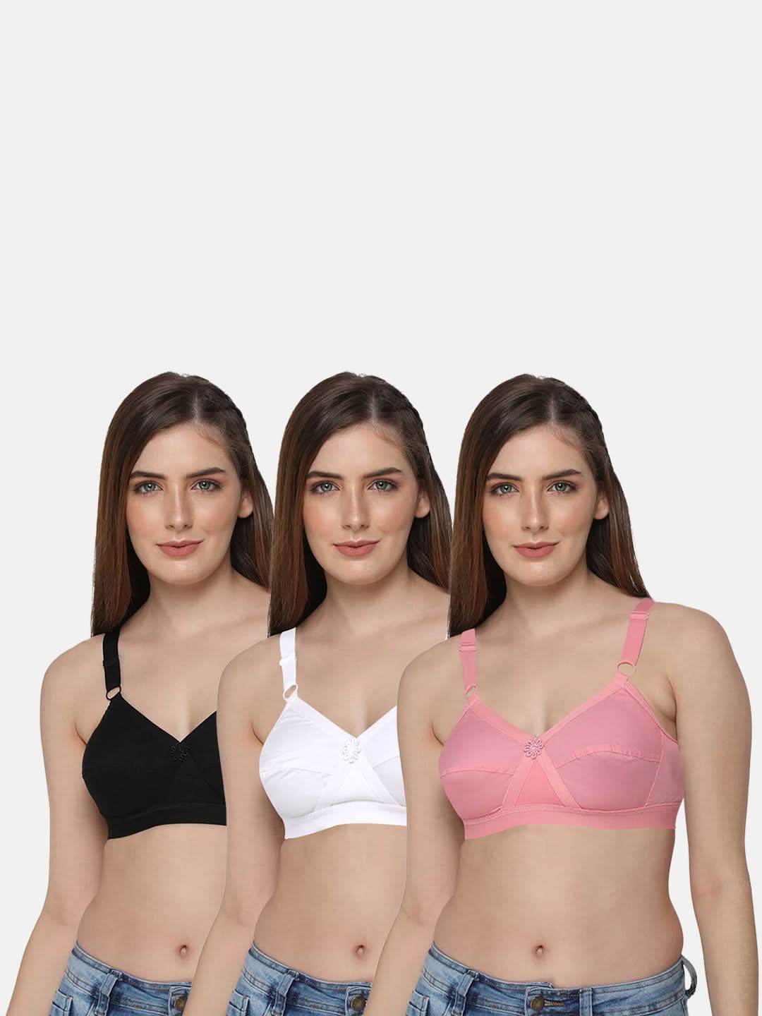 Intimacy Def-Bra Full-Figure Special Combo Pack – Comfortable Support Bras Designed for Enhanced Fit and Confidence (C39) - Naidu Hall Family Store