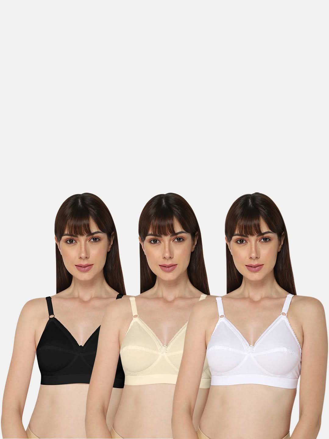 Naidu Hall Feather-Touch Heritage Bra Combo Pack – Soft, Lightweight, and Supportive Everyday Comfort for Women (C63) - Naidu Hall Family Store