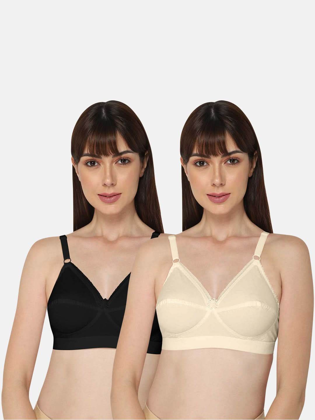 Naidu Hall Heritage Bra Feather-Touch Combo Pack – Ultra-Soft and Lightweight Everyday Comfort for Women (C01) - Naidu Hall Family Store