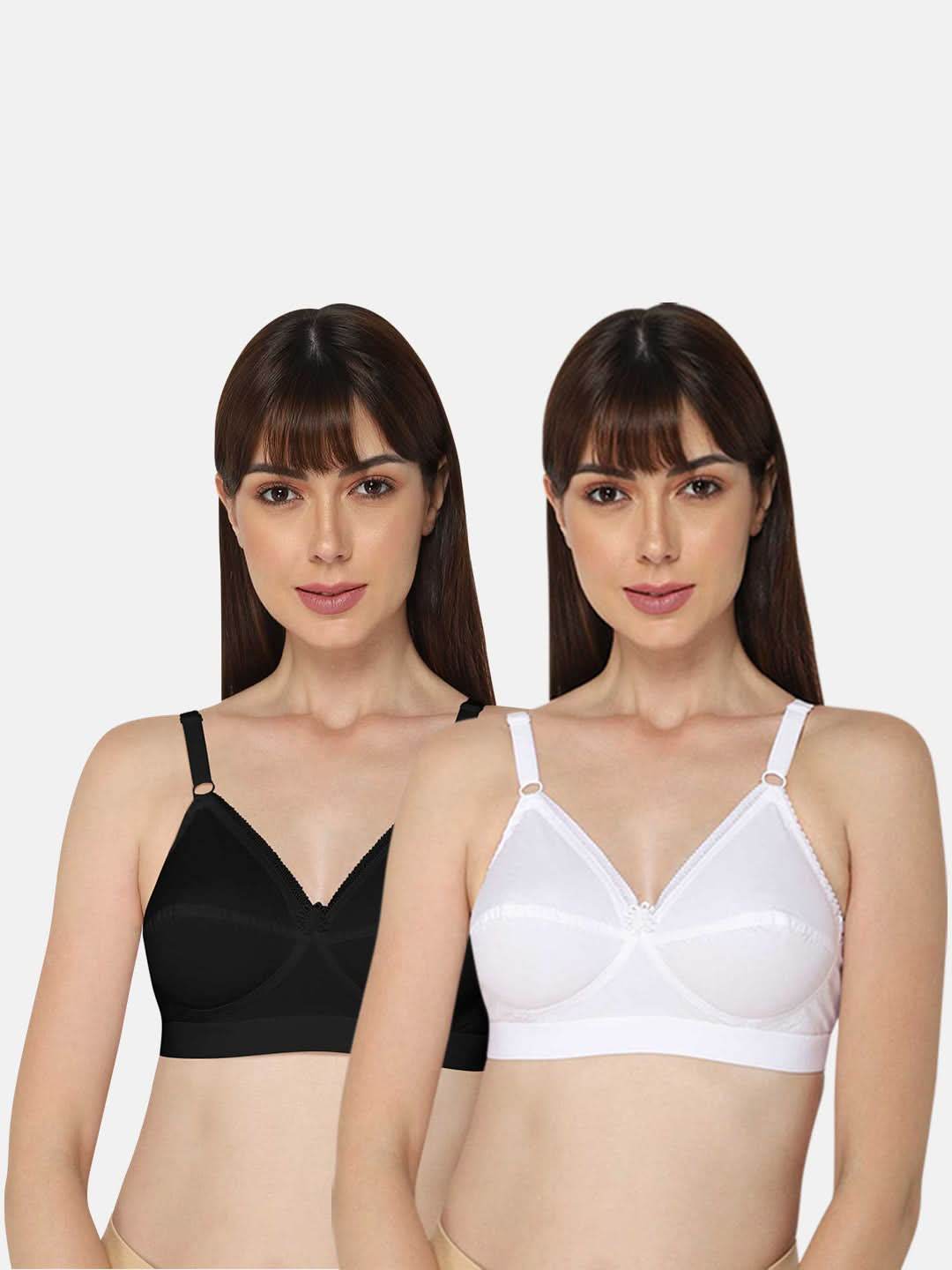 Naidu Hall Heritage Feather-Touch Bra Combo Pack – Soft, Comfortable Support for Everyday Wear (C02) - Naidu Hall Family Store