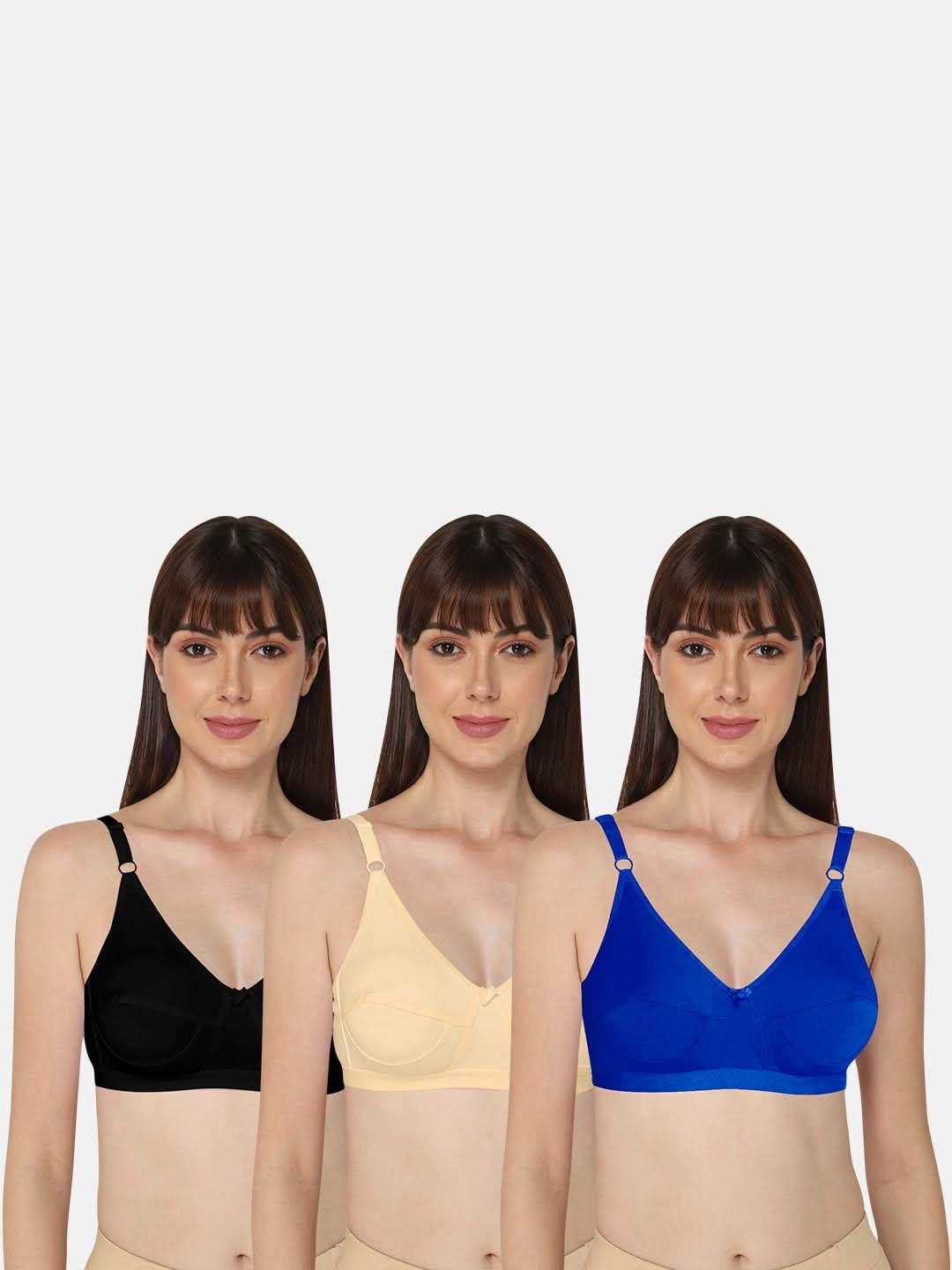 Intimacy Saree Bra Combo Pack – Stylish and Comfortable Everyday Wear for a Perfect Fit (INT01 - C35) - Naidu Hall Family Store