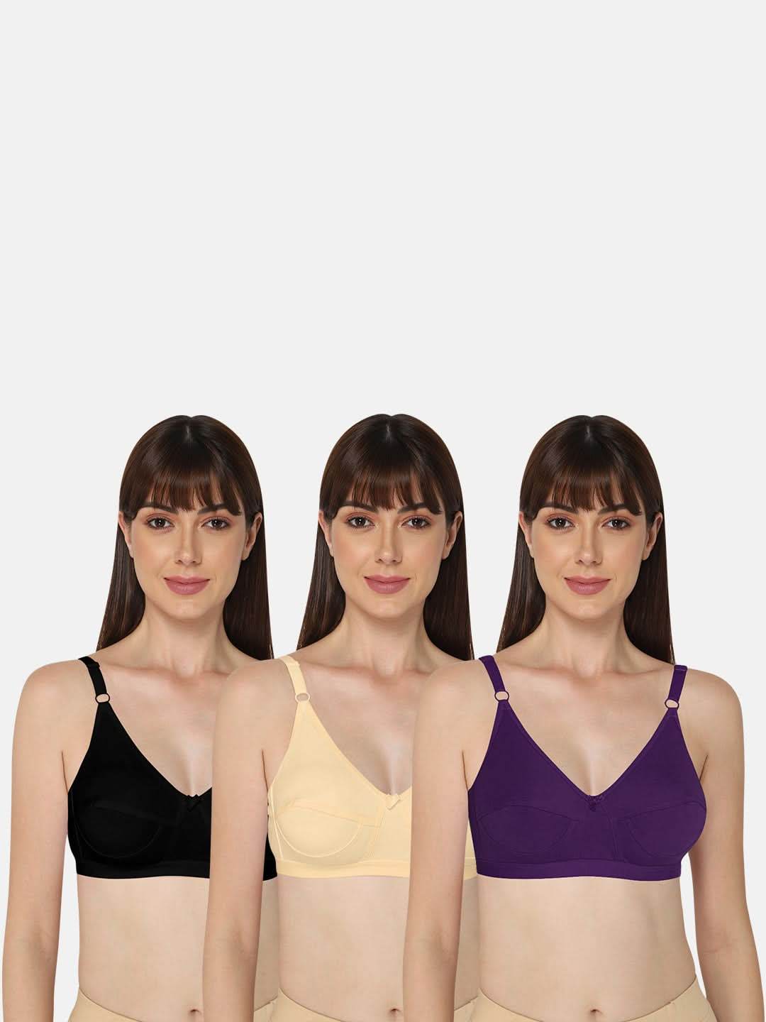 Intimacy Saree Bra Special Combo Pack – Elegant and Comfortable Bras for Saree Wear, Model INT01, Size C34 - Naidu Hall Family Store