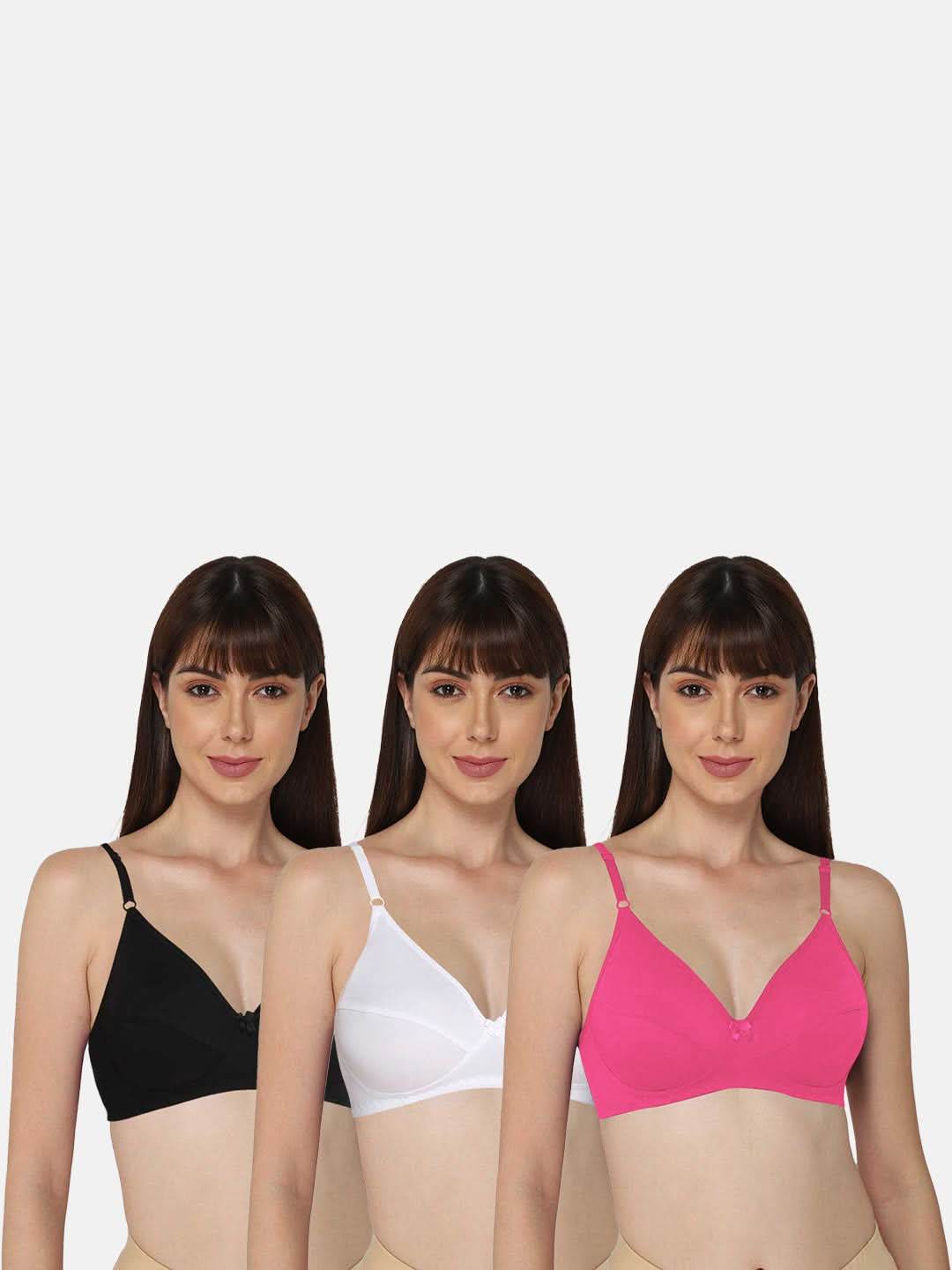 Intimacy Saree Bra Combo Pack – Stylish Non-Wired Comfort for Everyday Wear, Perfect for Sarees (INT05 - C38) - Naidu Hall Family Store