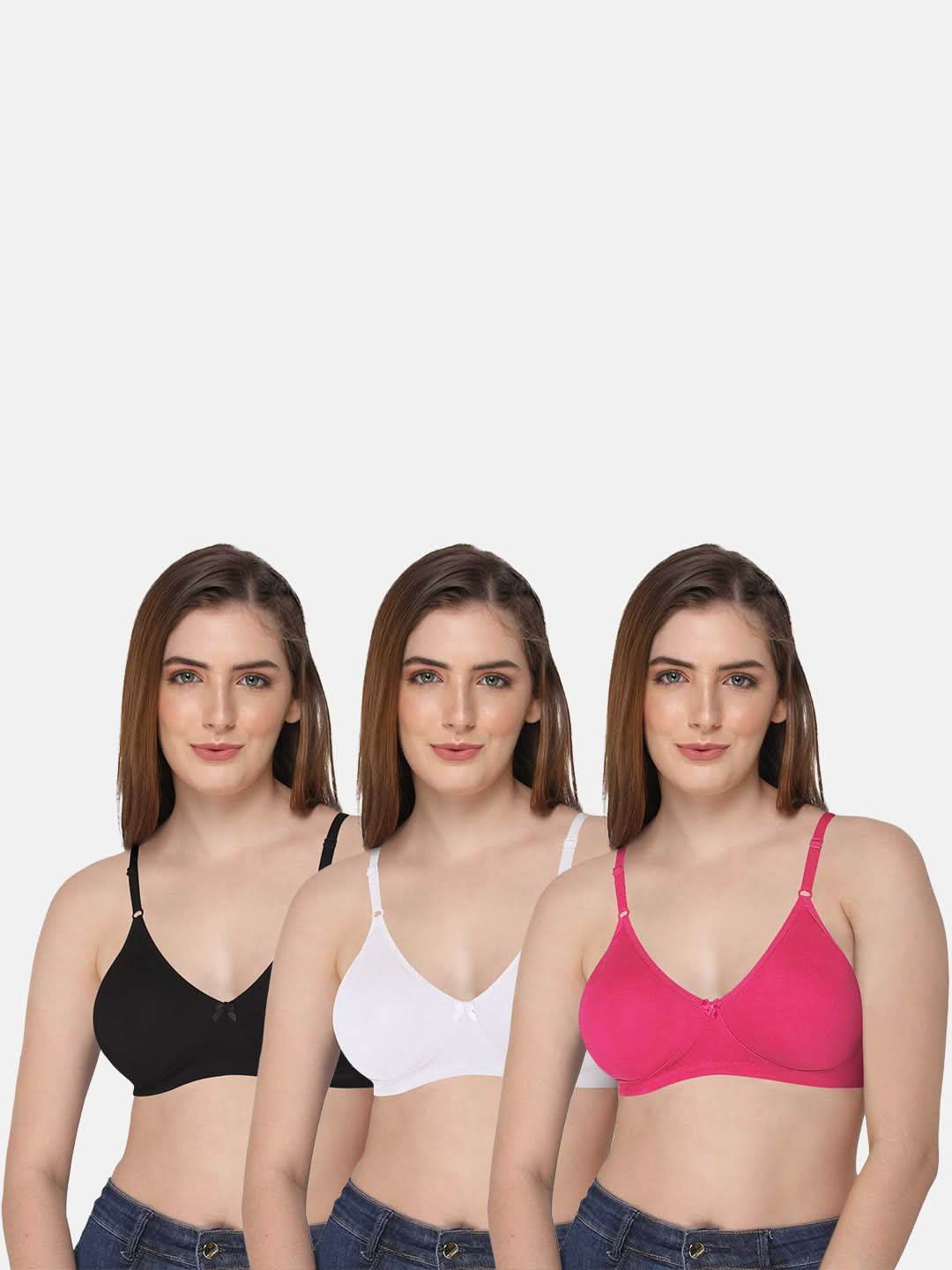 Intimacy Saree Bra Special Combo Pack – Elegant and Comfortable Bras for All-Day Wear (IN29 – C38) - Naidu Hall Family Store