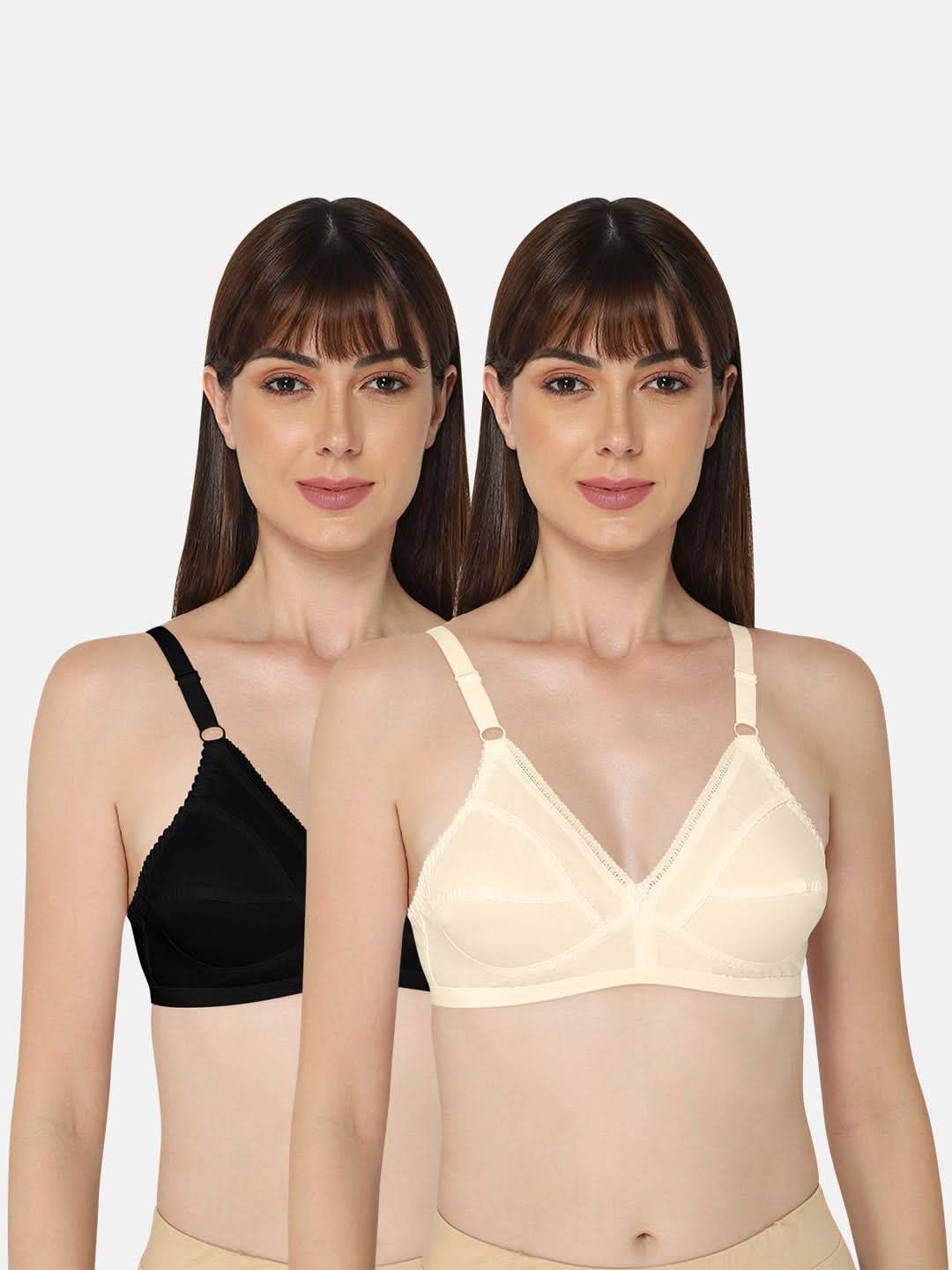Naidu Hall Heritage Naturalle Bra Combo Pack – Soft, Supportive, and Comfortable for Everyday Wear (C01) - Naidu Hall Family Store
