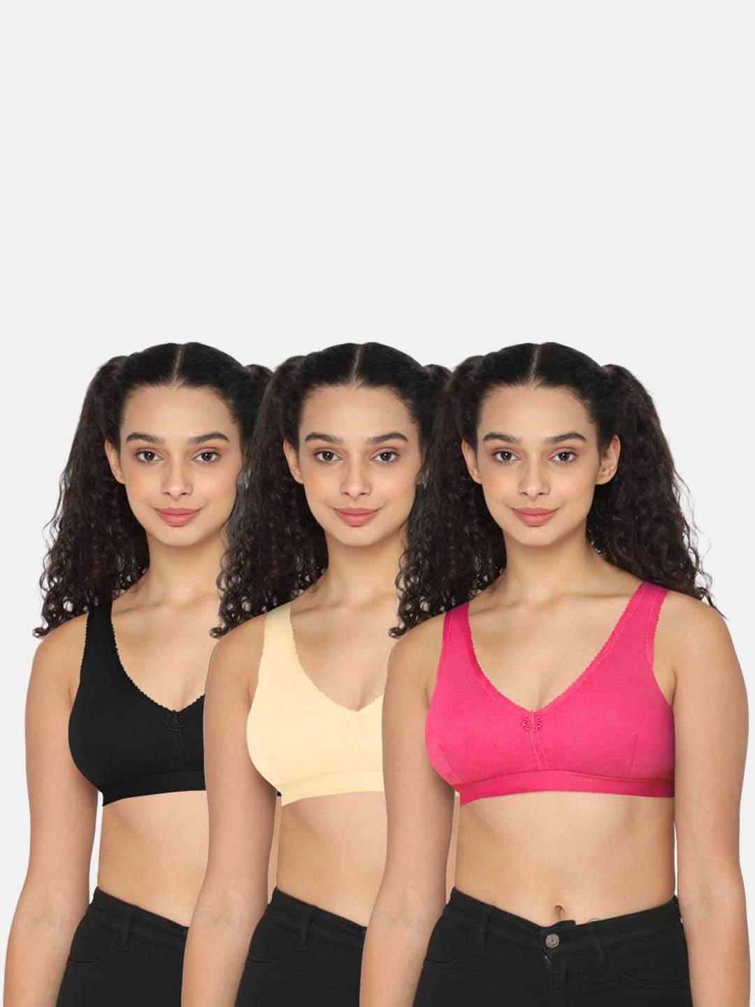 Naidu Hall Teenage Beginners Bra Combo Pack – Soft, Supportive, and Perfect for Everyday Comfort (C66) - Naidu Hall Family Store