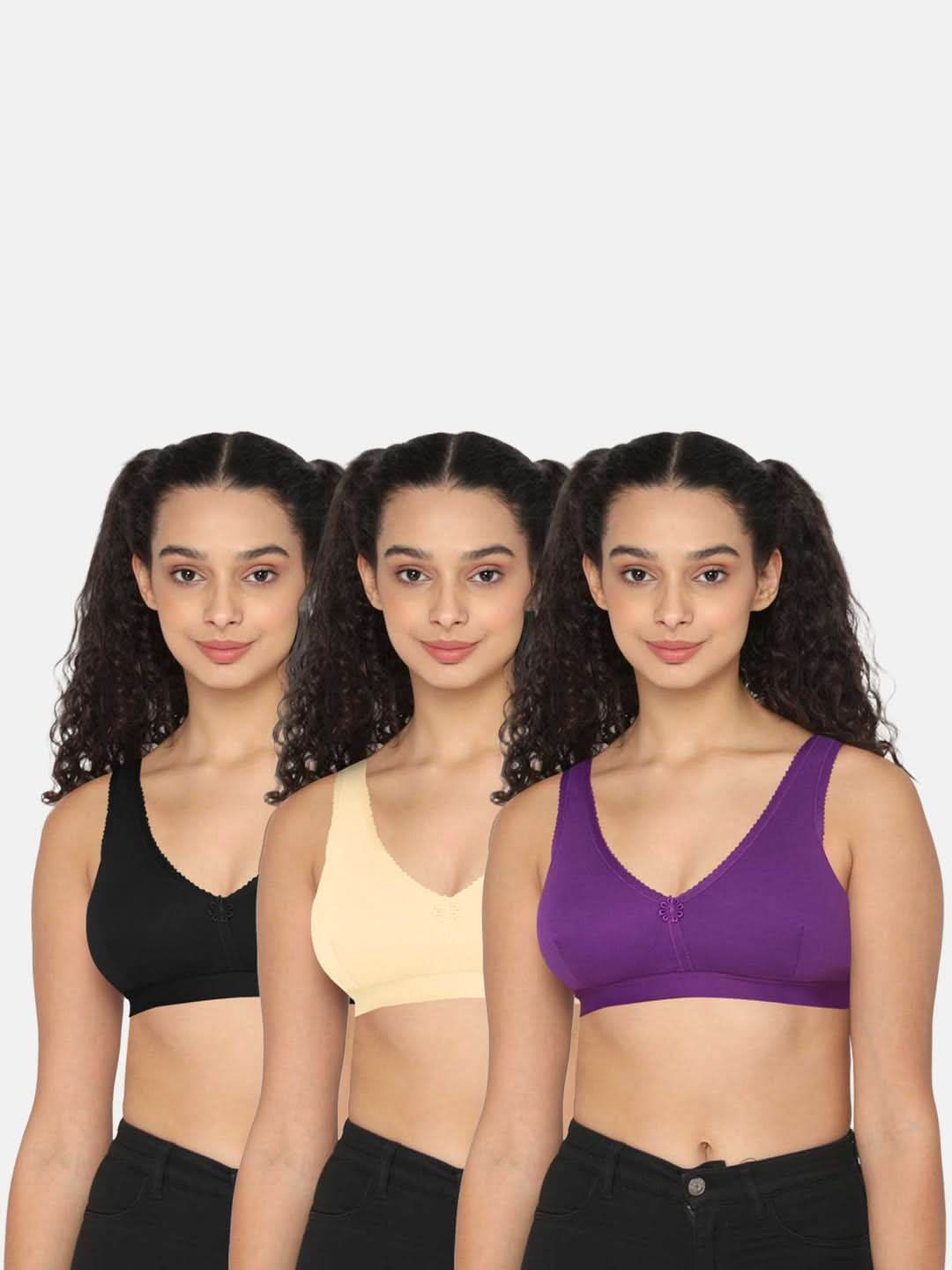 Naidu Hall Teenage Beginners Bra Combo Pack – Soft, Comfortable, and Supportive Bras for Growing Teens (C34) - Naidu Hall Family Store