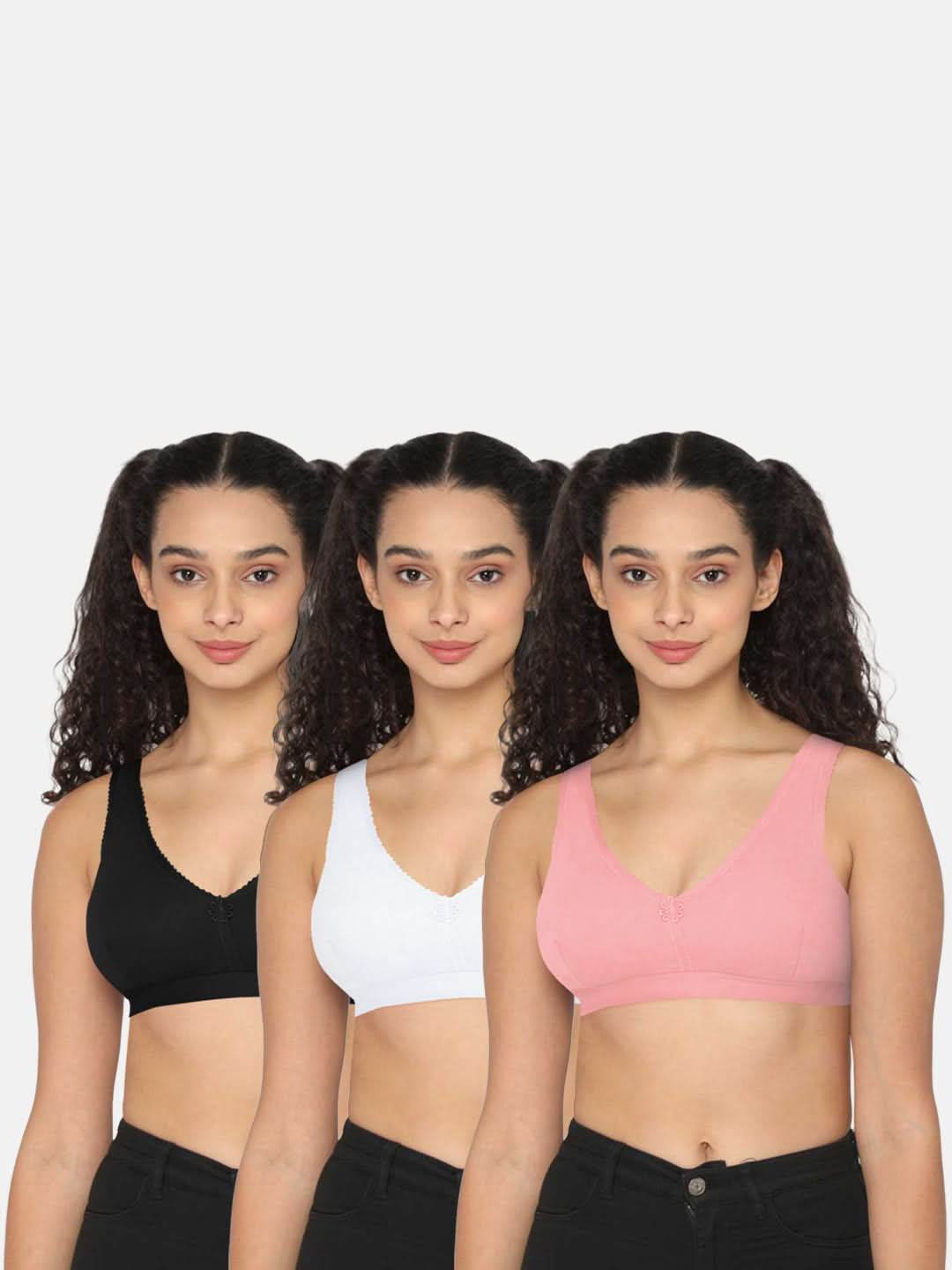 Naidu Hall Teenage Beginners Bra Combo Pack – Soft, Supportive, and Comfortable Bras for Growing Teens (C39) - Naidu Hall Family Store