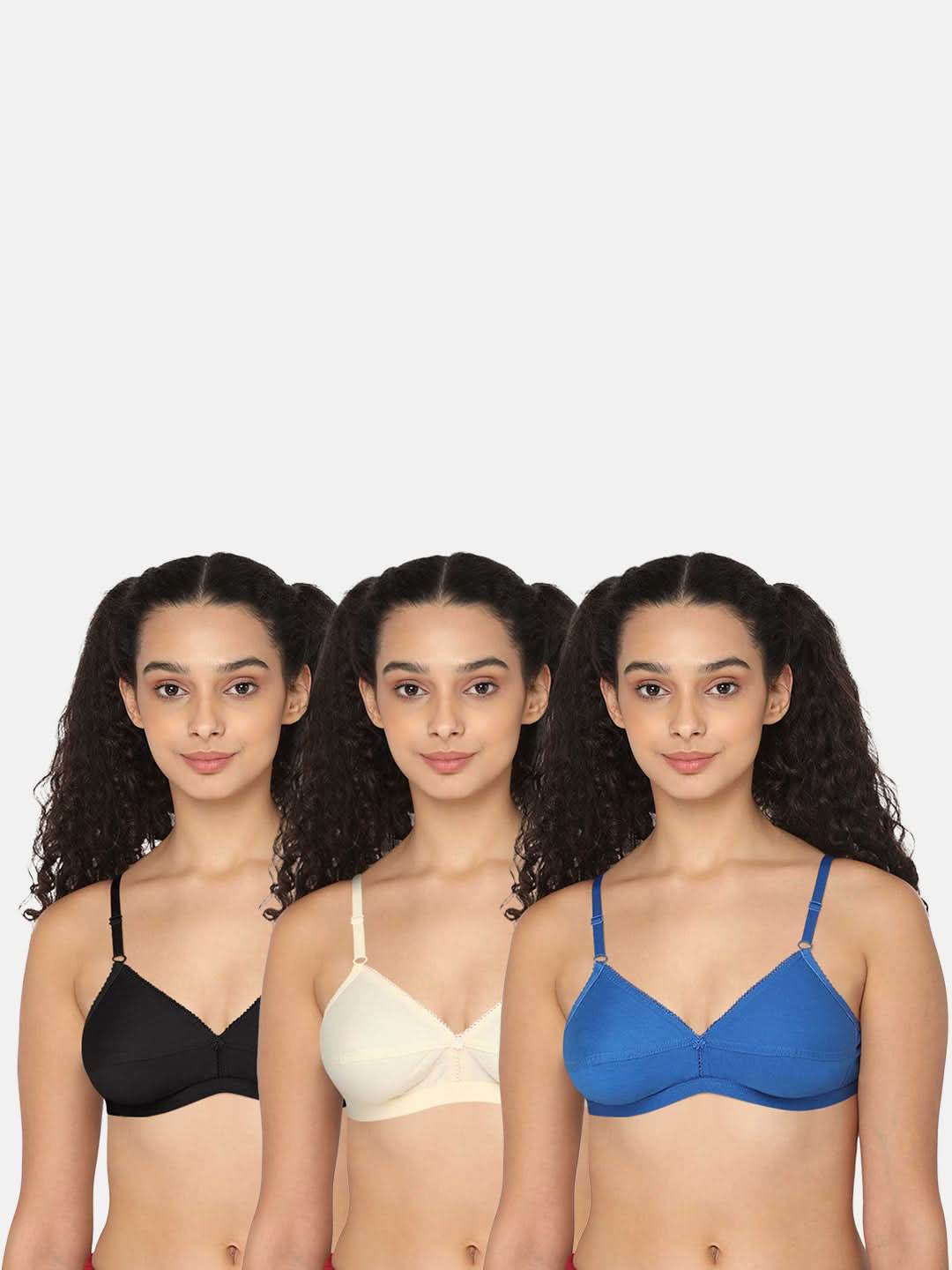 Naidu Hall Trend Heritage Bra Combo Pack – Stylish, Comfortable, and Supportive Bras for Everyday Wear (C35) - Naidu Hall Family Store