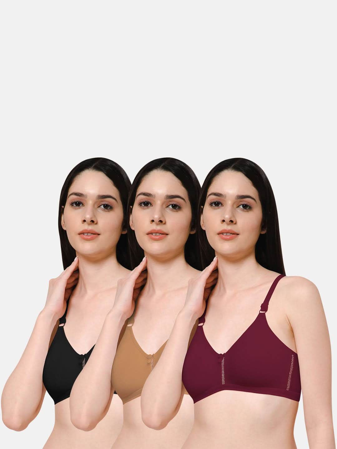 Naidu Hall Knitwear Bra Combo Pack – Stylish and Comfortable Beauti Collection for All-Day Wear (C77) - Naidu Hall Family Store