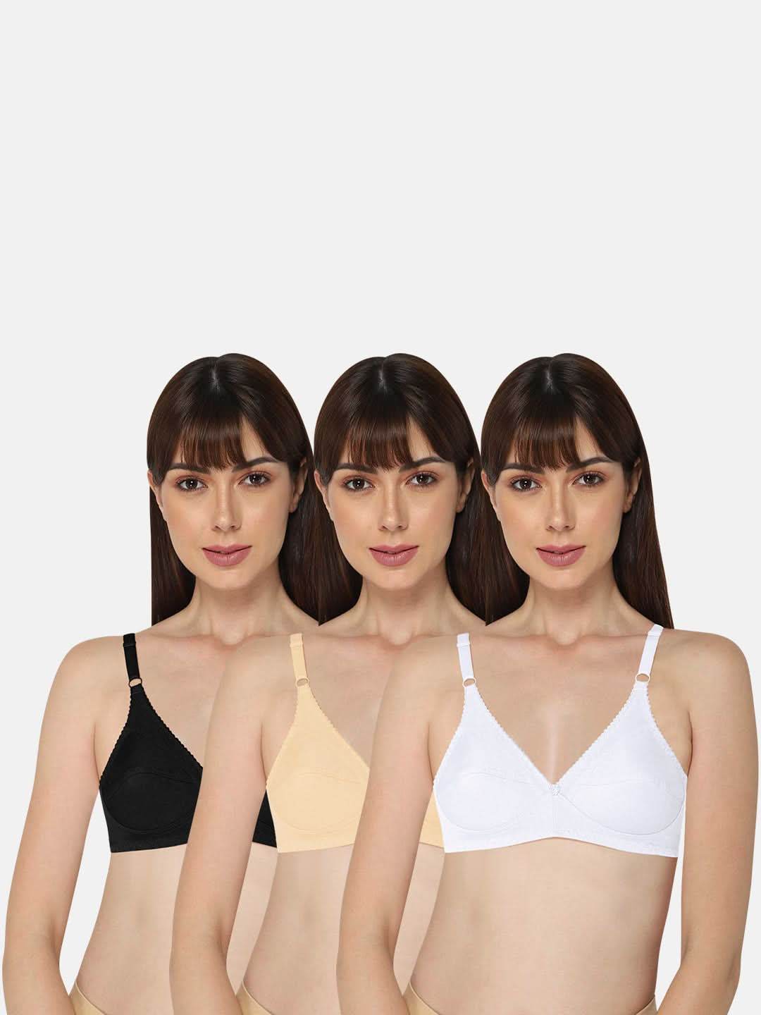 Naidu Hall Charmi Knitwear Bra Combo Pack – Soft, Comfortable, and Supportive Bras for Everyday Wear (C63) - Naidu Hall Family Store