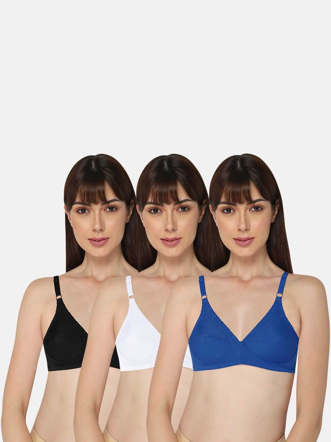 Naidu Hall Charmi Knitwear Bra Combo Pack – Lightweight and Comfortable Everyday Essentials for Women (C43) - Naidu Hall Family Store
