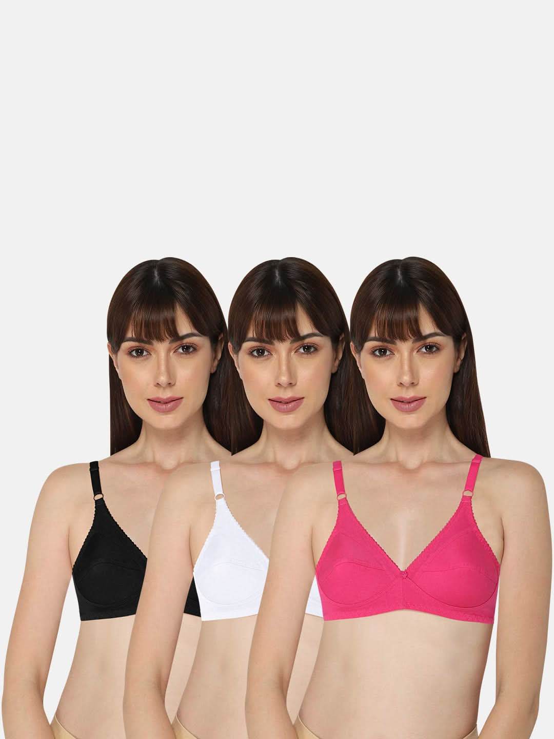 Naidu Hall Charmi Knitwear Bra Combo Pack – Soft, Comfortable Fit for All-Day Wear and Support (C38) - Naidu Hall Family Store