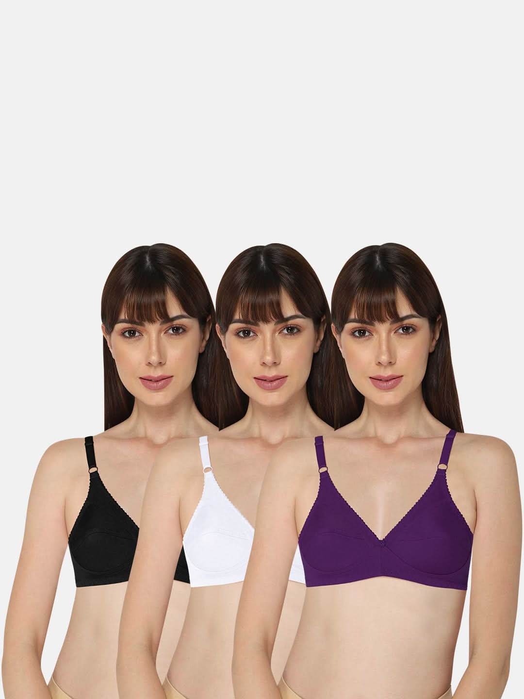 Naidu Hall Charmi Knitwear Bra Combo Pack C42 – Breathable and Stretchable Bras for Everyday Comfort and Support - Naidu Hall Family Store