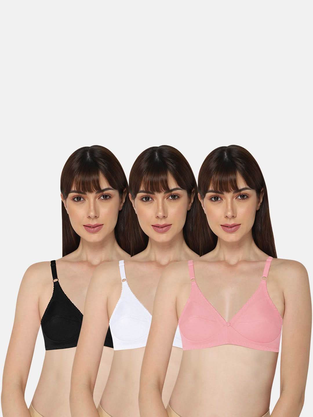 Naidu Hall Charmi Knitwear Bra Combo Pack – Comfortable and Stylish Knitwear Bras for Everyday Wear (C39) - Naidu Hall Family Store