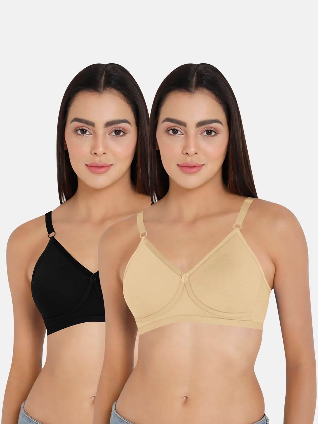 Naidu Hall Classi Knitwear Bra Combo Pack – Soft and Stylish Everyday Comfort for Women (C01) - Naidu Hall Family Store