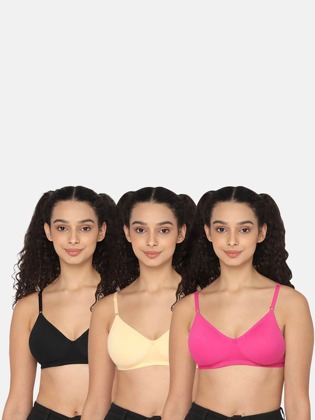 Naidu Hall Knitwear Bra Combo Pack for Candi – Soft and Supportive Comfort with Perfect Fit (C66) - Naidu Hall Family Store