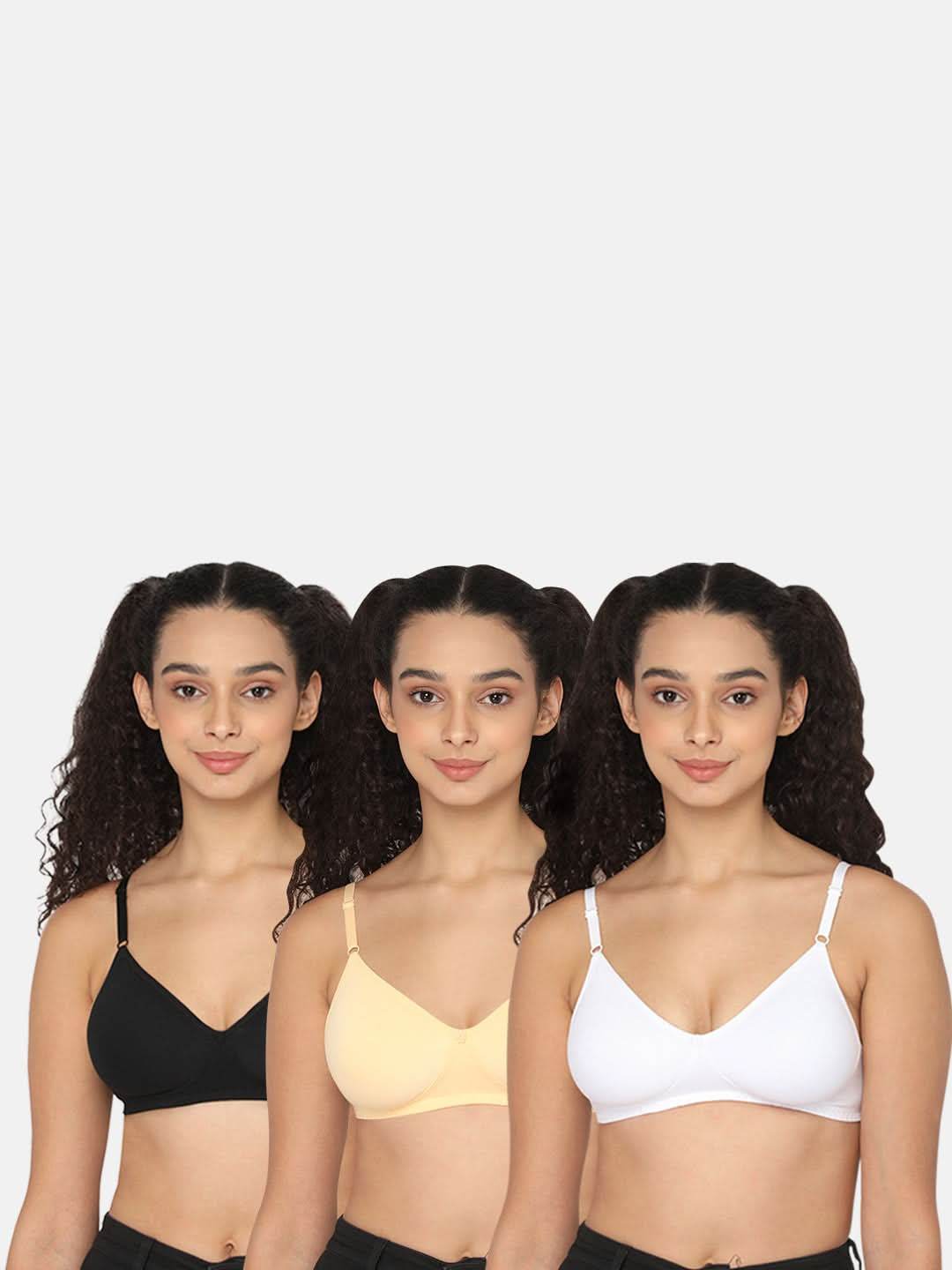 Naidu Hall Knitwear Bra Combo Pack for Candi – Soft, Comfortable Support for Everyday Wear (C63) - Naidu Hall Family Store