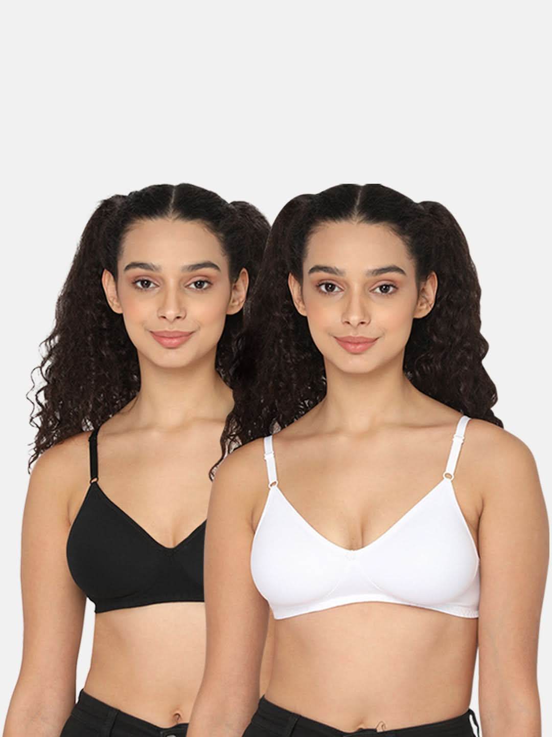 Naidu Hall Knitwear Bra Combo Pack for Candi – Soft and Supportive Bras for Everyday Comfort (C02) - Naidu Hall Family Store
