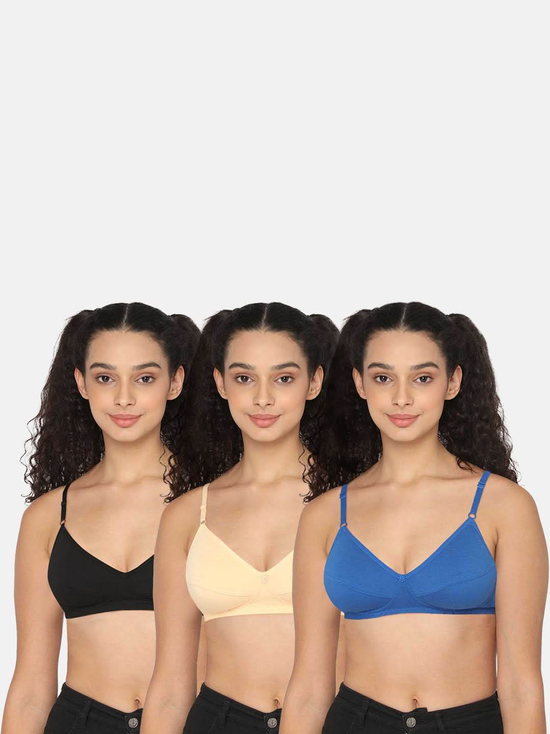 Naidu Hall Glori Knitwear Bra Combo Pack – Soft, Supportive, and Comfortable Bras for Everyday Wear (C35) - Naidu Hall Family Store