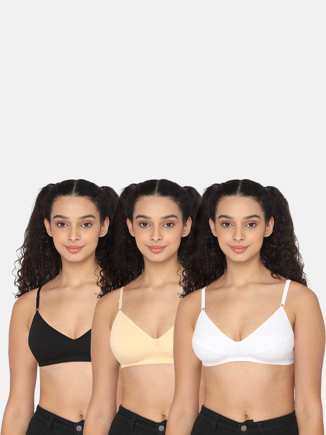 Naidu Hall Glori Knitwear Bra Combo Pack – Soft, Supportive, and Comfortable Bras for Everyday Wear (C63) - Naidu Hall Family Store