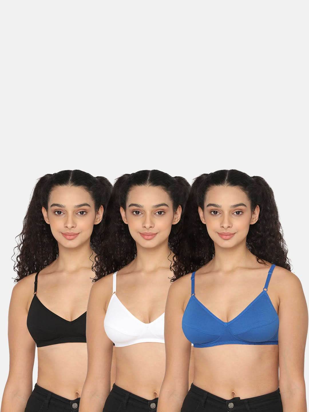 Naidu Hall Glori Knitwear Bra Combo Pack – Soft, Comfortable, and Supportive Bras for Everyday Wear (C43) - Naidu Hall Family Store