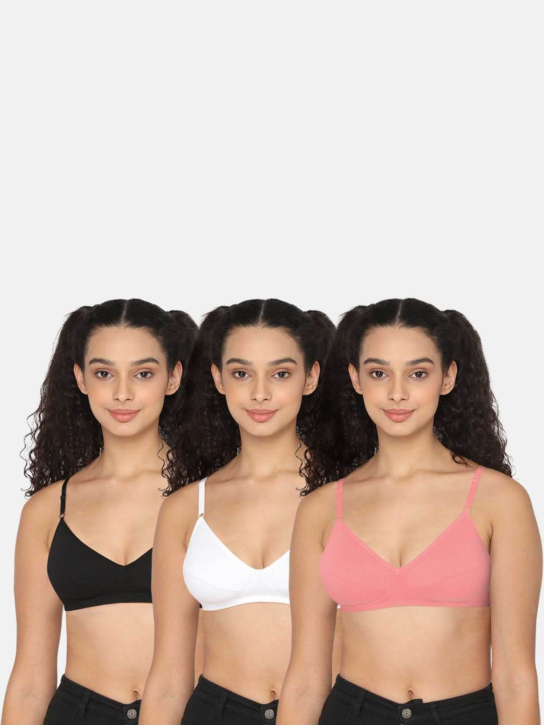 Naidu Hall Glori Knitwear Bra Combo Pack – Soft, Comfortable, and Supportive Bras for Everyday Wear (C39) - Naidu Hall Family Store