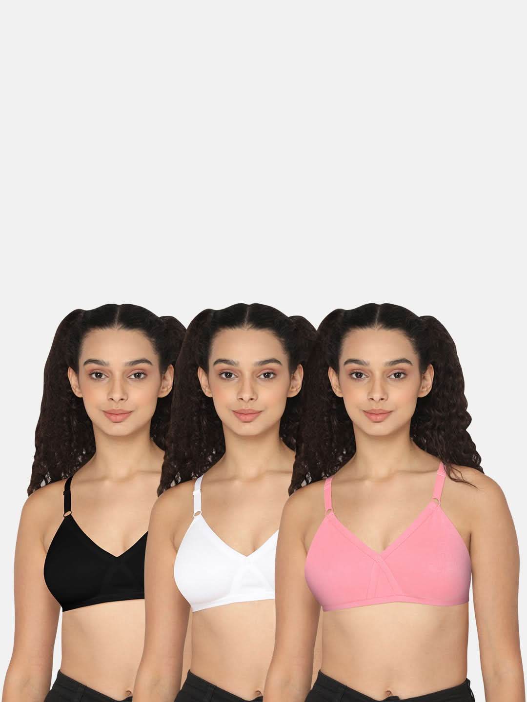 Naidu Hall Pretti Knitwear Bra Combo Pack – Soft, Stylish, and Supportive Bras for Everyday Comfort (C39) - Naidu Hall Family Store