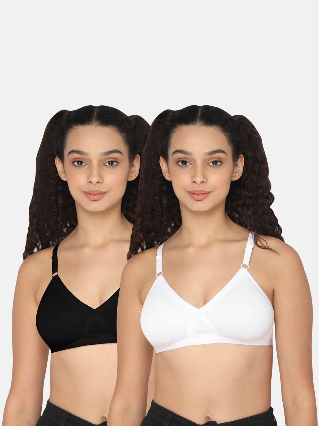 Naidu Hall Pretti Knitwear Bra Combo Pack – Soft, Comfortable, and Supportive Bras for Everyday Wear (C02) - Naidu Hall Family Store