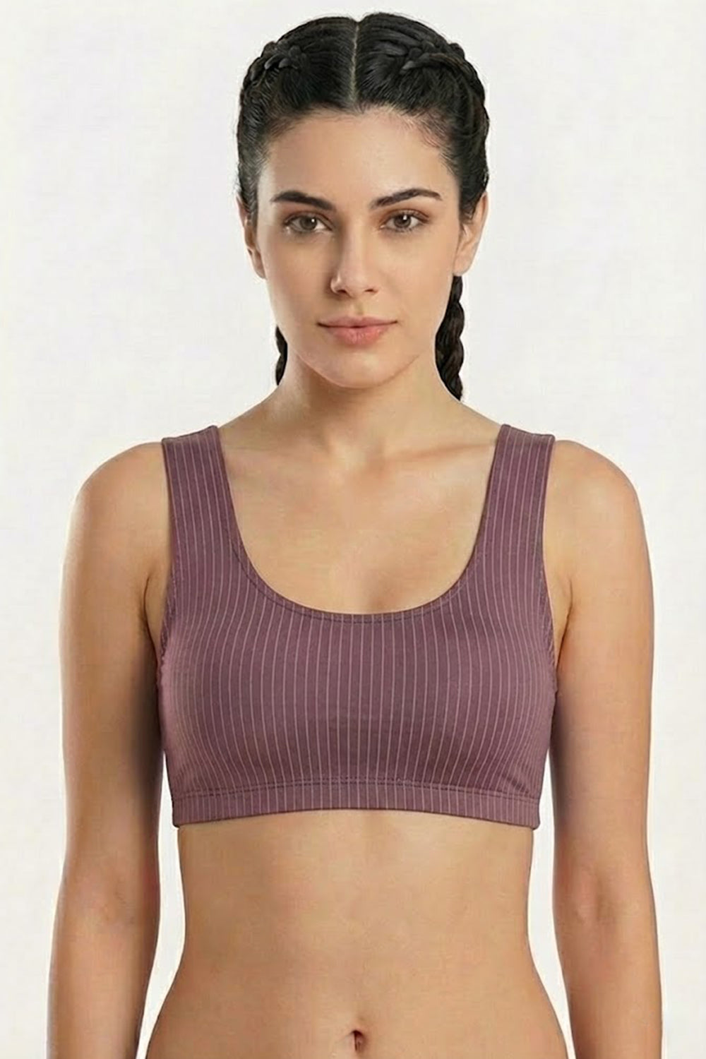 Women’s Printed Padded Sport Bra – High Coverage, Seamless & Soft Feel, Non-Wired Comfort - 168