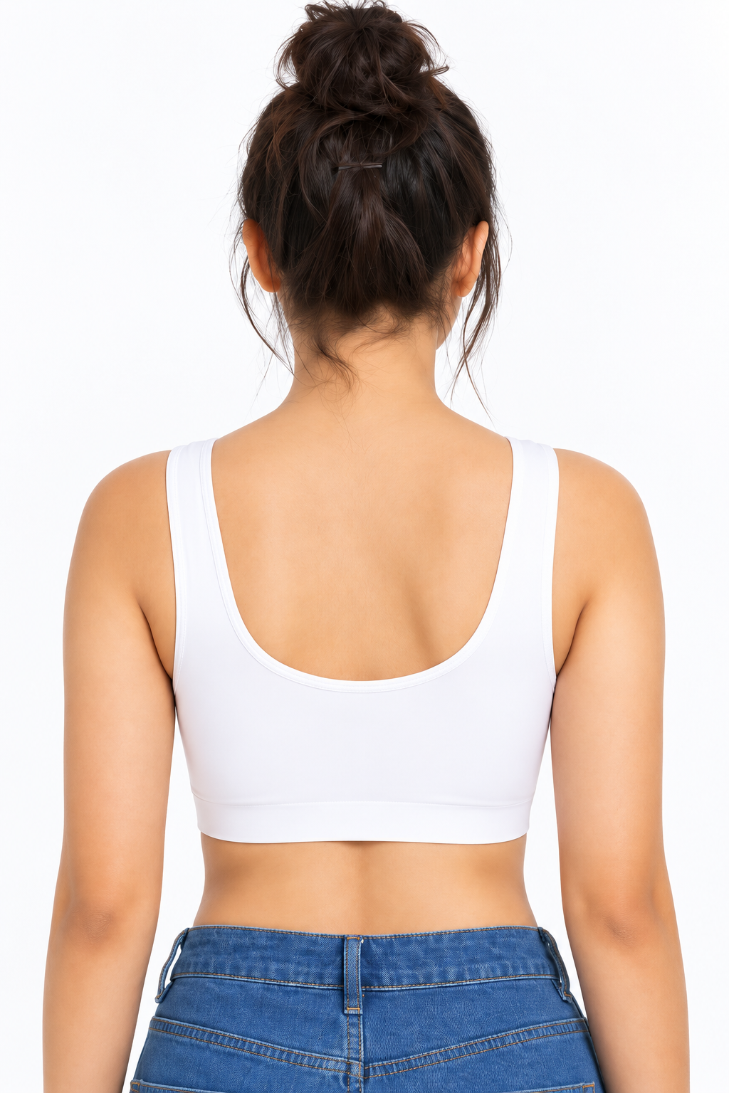 Women's Sports Bra | High Impact Padded Full Coverage Seamless Workout Bra for Gym, Yoga & Running | Breathable Activewear - V101