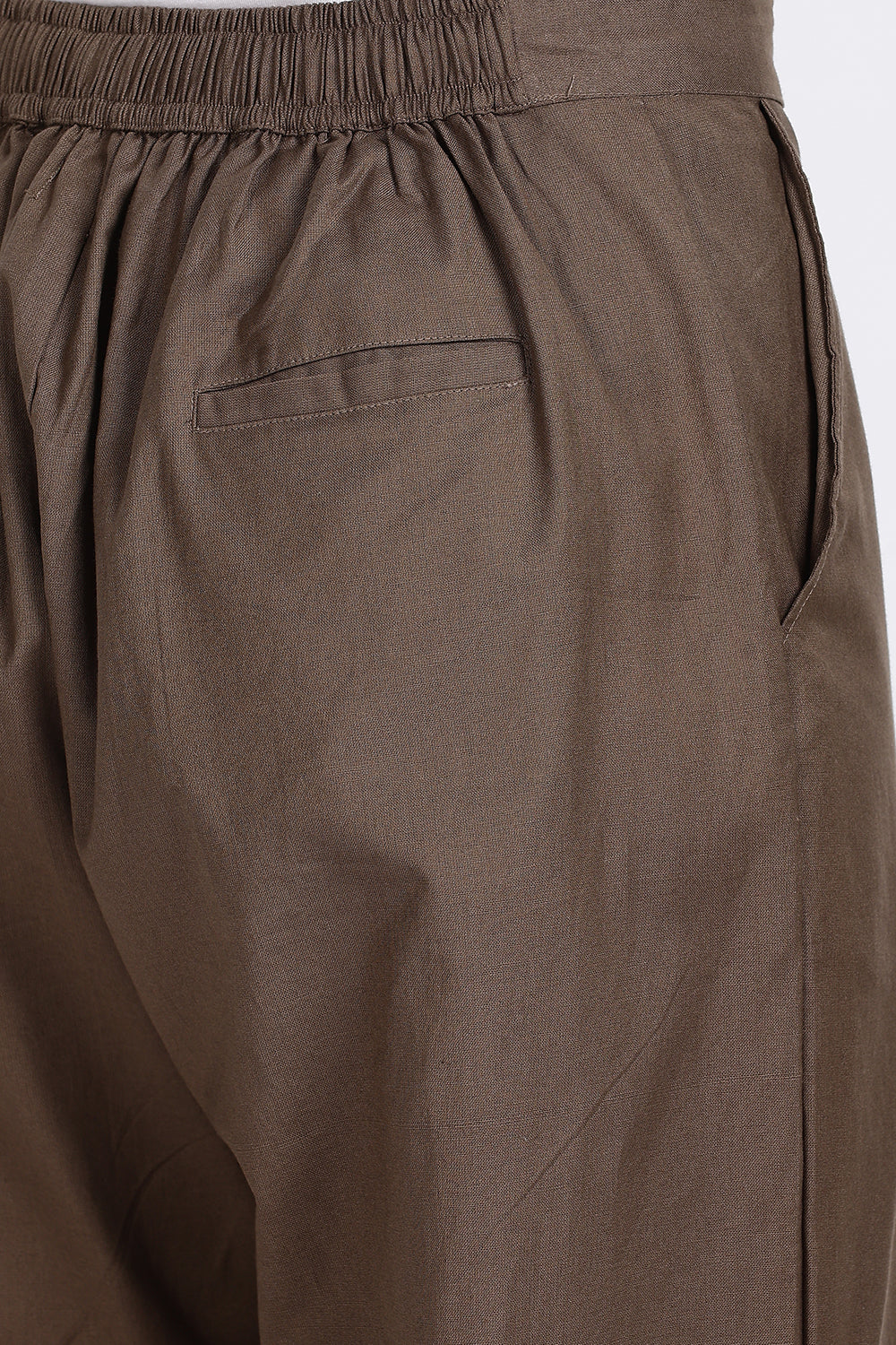 Mythri Women’s Straight Wide-Leg Pant – Cotton Blend Everyday Wear with Drawstring and Pockets | Comfortable & Elegant - TD02