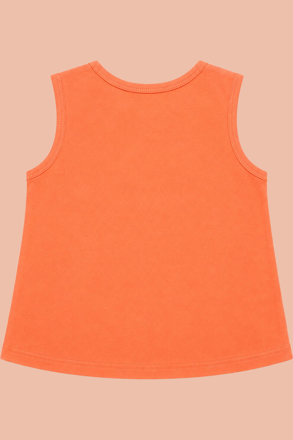 Oh Baby 100% Pure Cotton Everyday Comfort Baby Vest – Soft Breathable Infant Innerwear for Newborn Boys & Girls - Peach - VS10