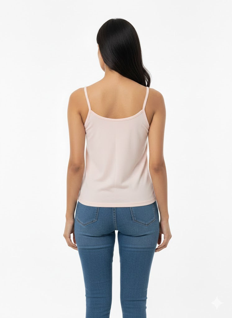 Seamless Cotton Blend Slip for Women & Teen Girls – Non Wired Non Padded Inner Slip | Sweat Absorbent Lightweight Layering Slip Dress - 54XL