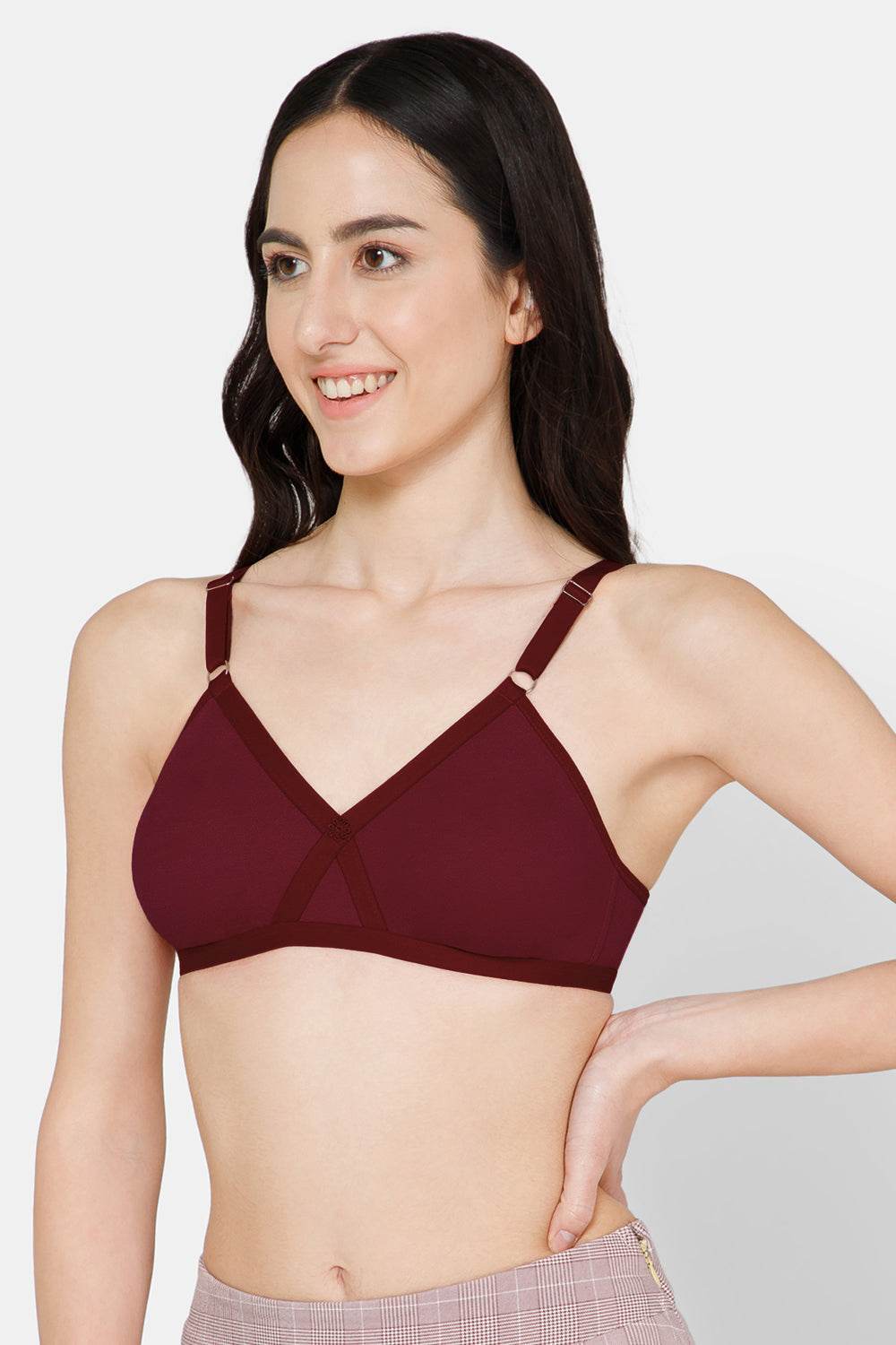 Naidu Hall Non-Wired Non-Padded Adjustable Straps T-Shirt Bra - Pretti - Naidu Hall Family Store
