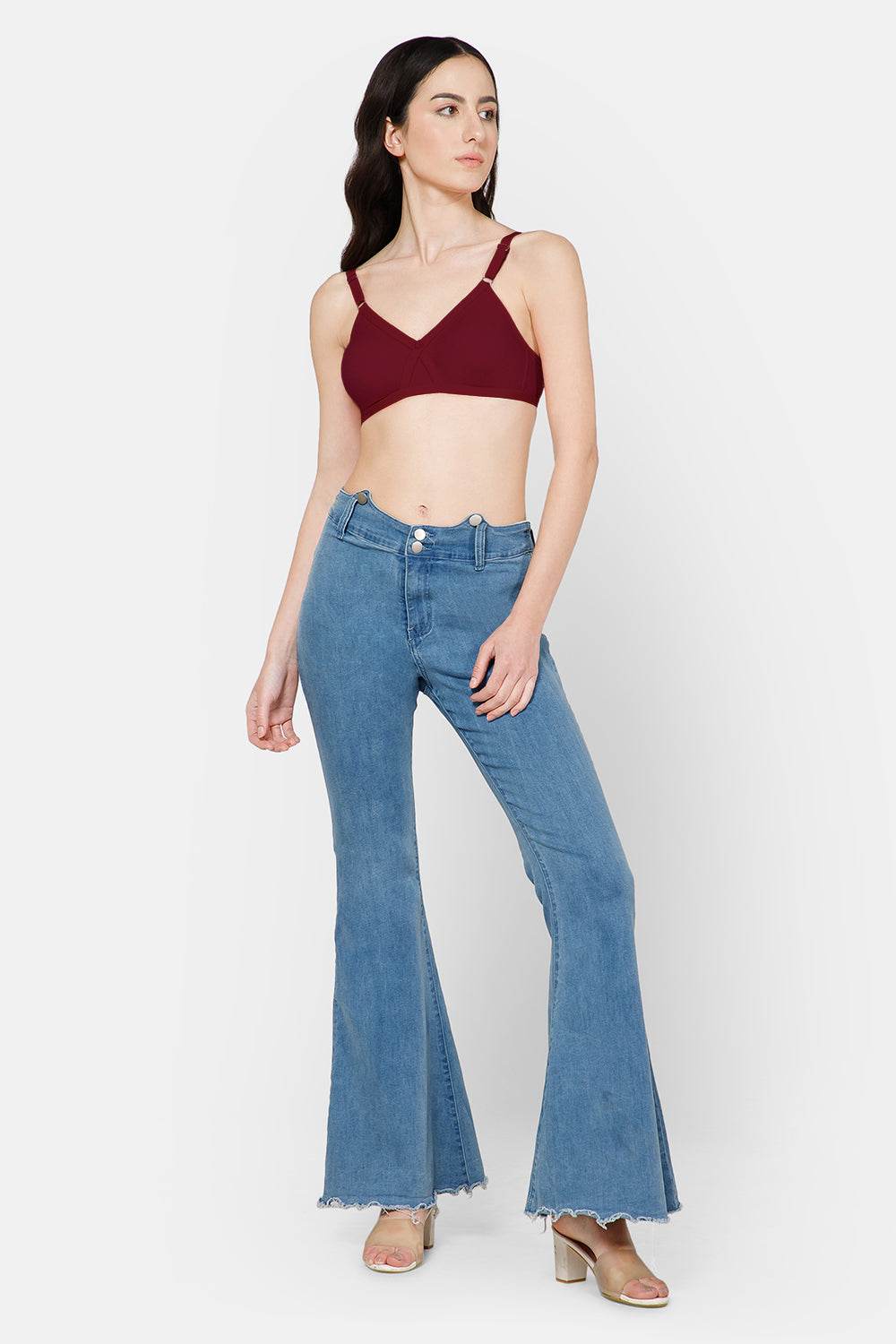 Naidu Hall Non-Wired Non-Padded Adjustable Straps T-Shirt Bra - Pretti - Naidu Hall Family Store