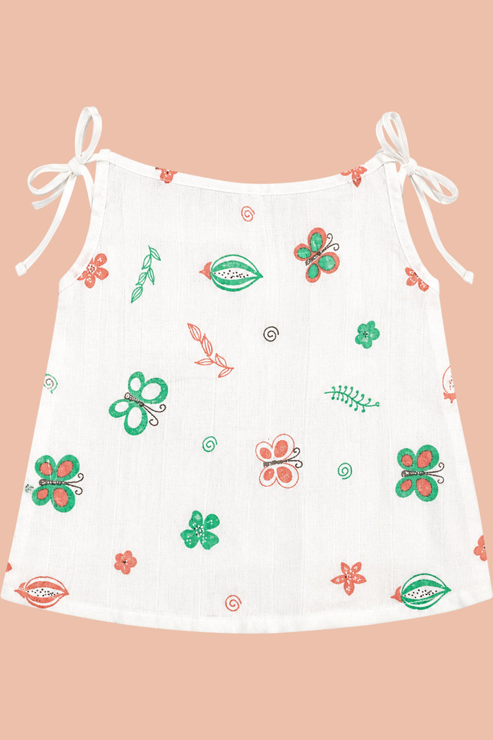 Oh Baby 100% Pure Cotton Everyday Comfort Baby Vest – Soft Breathable Infant Innerwear for Newborn Boys & Girls - Printed - KV02