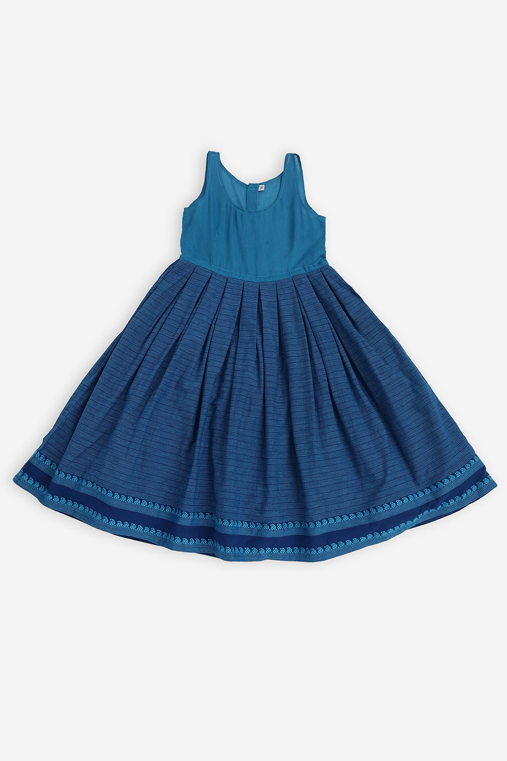 Chittythali Girls Cotton Blend Pavadai Set with Kali Skirt | Traditional Ethnic Wear & Festive Wear for Girls - PS88