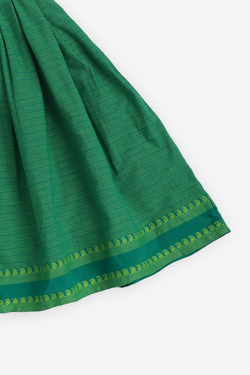 Chittythali Girls Cotton Blend Pavadai Set with Kali Skirt | Traditional Ethnic Wear & Festive Wear for Girls - PS88