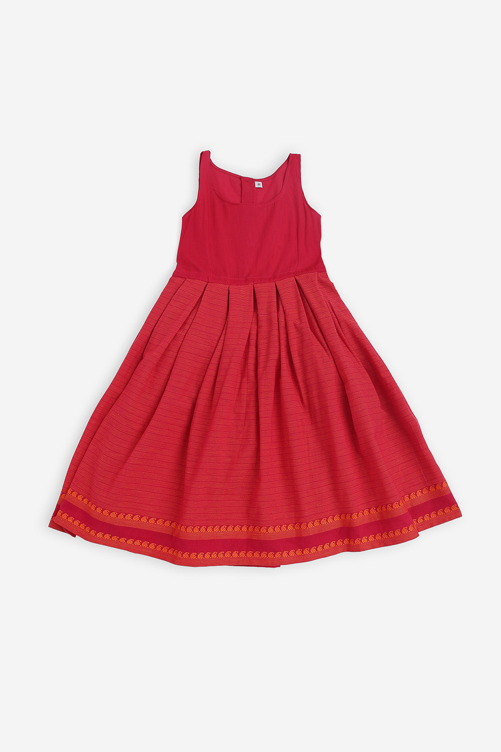 Chittythali Girls Cotton Blend Pavadai Set with Kali Skirt | Traditional Ethnic Wear & Festive Wear for Girls - PS88