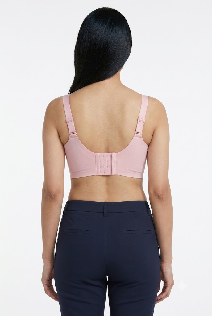 Women's Seamless Lightly Padded Full Coverage Plus Size Bra | Non-Wired Modal T-Shirt Bra with Broad Straps | Everyday Comfort Bra for Women - 807