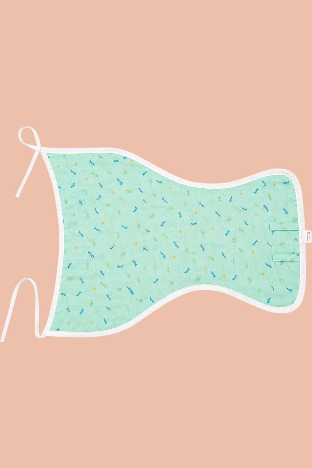 Oh Baby 100% Pure Cotton Nappy Pad – Soft Reusable Baby Insert Pad for Newborns & Infants | Gentle Everyday Comfort - Blue - RDPR