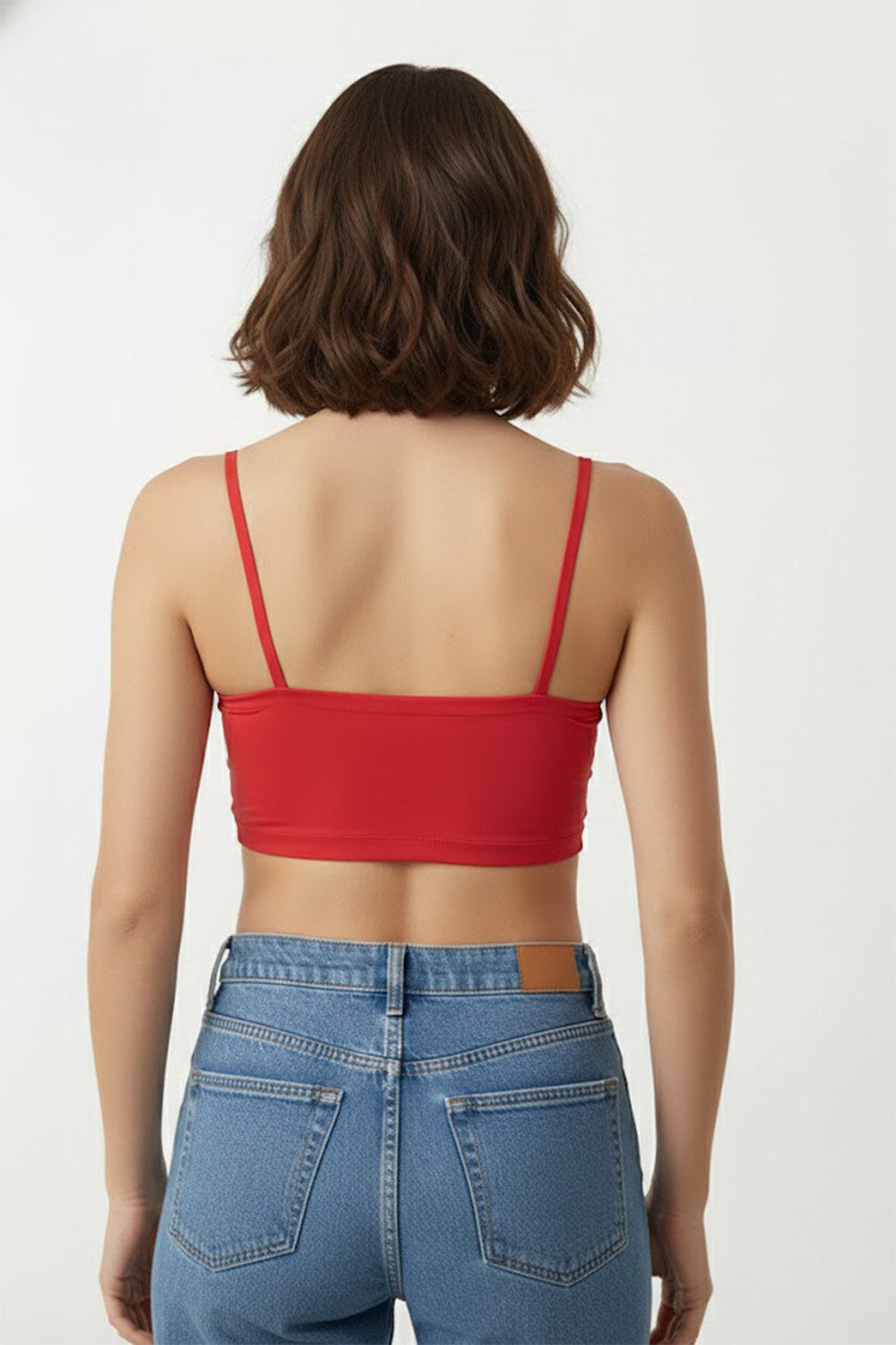 Women’s Padded Sport Bra | Medium Coverage, Spaghetti-Strap Comfort – Pull-On Style - 8881