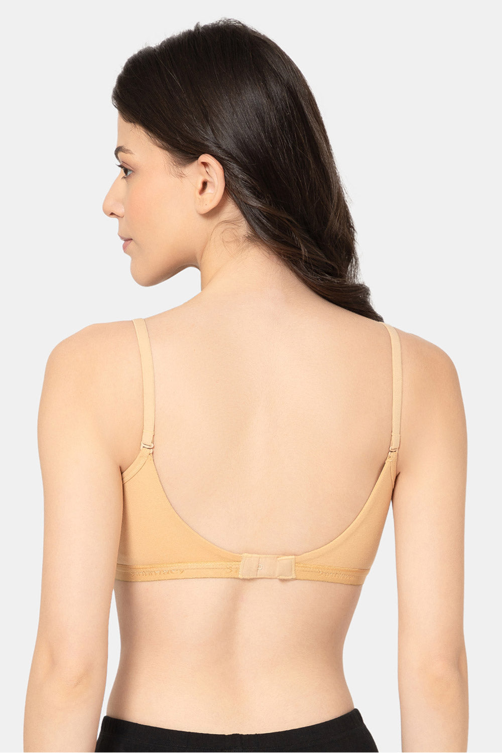 Teen Girls Cotton Blend Medium-Impact Sports Bra | Non-Wired, Seamless Beginner Bra -BB07