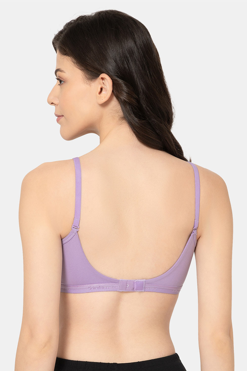 Teen Girls Cotton Blend Medium-Impact Sports Bra | Non-Wired, Seamless Beginner Bra -BB07