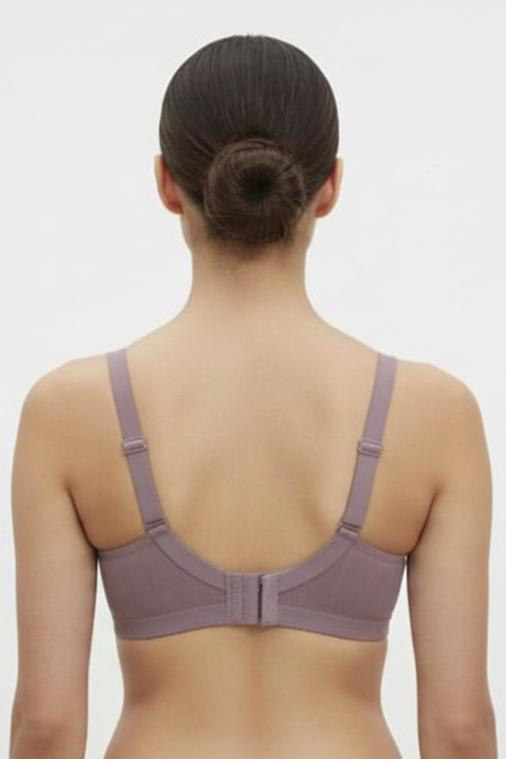 Women's Padded Cotton-Blend Bra – Medium Coverage, Seamless & Sweat-Absorbent Comfort - 7830