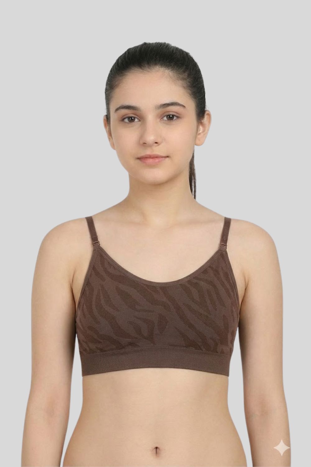 Women’s Padded Sport Bra | Sweat-Absorbent, Seamless, Medium Coverage & Soft Fit - S126